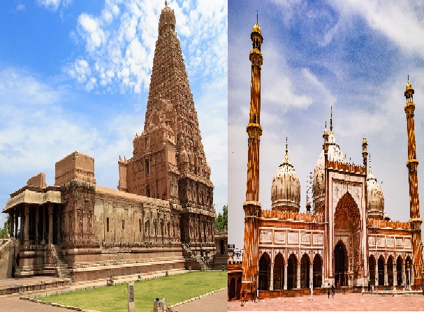 Temple and Mosque
