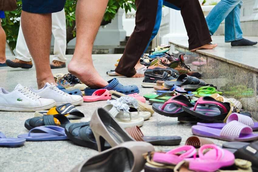 Why Do We Take Our Footwear Off in a Hindu temple?